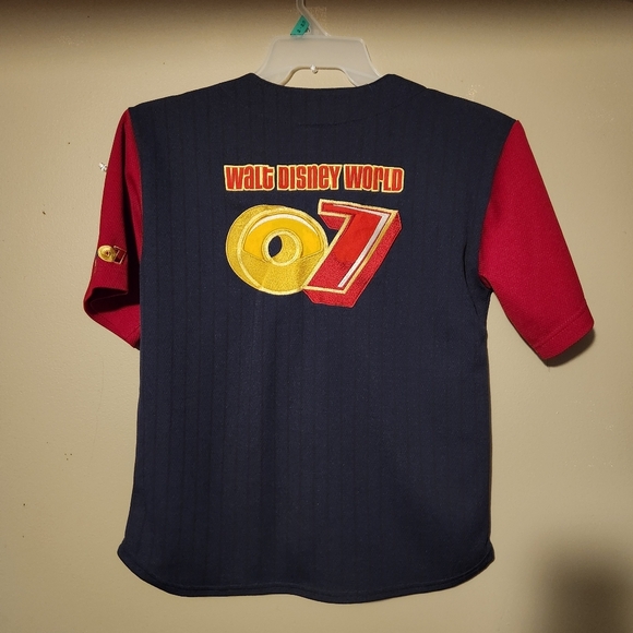 2007 WALT DISNEY WORLD BASEBALL JERSEY Kids Size XL - Picture 5 of 5